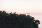 6.3.03 Utila, Honduras, sunset from our breezy balcony at Freddy's Place
