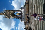 At the foot of the Albert memorial - 25th May